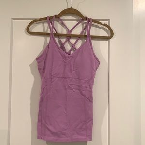 Athleta women’s lavender exercise top size small
